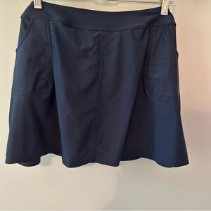 Hilor Active Swim Skirt, pockets!, attached panty, size 16, EUC